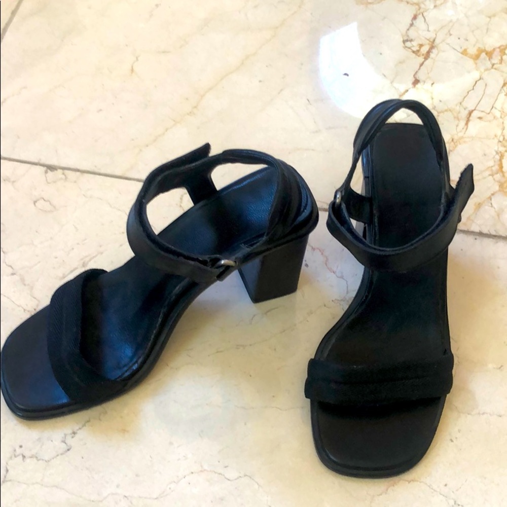 Prada block heels